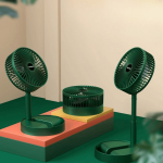 Portable Telescopic Stand Fan With Phone Holder