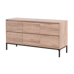 Marley Chest Of 6 Drawers - Blackwood