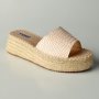 Madison Courtney Slip-on Wedge Nude