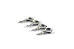 Curtain Eyes Steel Silver 144 In Box