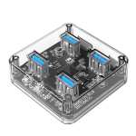 Orico Hub 4XUSB3.0 100CM Transparent