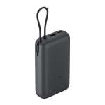 XiaoMi Power Bank 20000MAH Integrated Cable - Light GREY-BHR9738GL