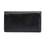 Jekyll & Hide Oxford Leather Large Purse - Black