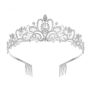 Crown Headpiece For Little Princesses And Brides Elegant Headband For Girls
