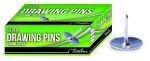 Drawing Pins Silver 11MM 100S - Box Of 10