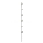 F pole – 6LINE Round White