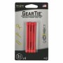 Nite-ize Gear Tie Reusable Rubber Twist Tie 3 In 4 Pack Red