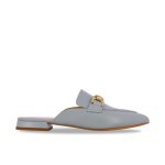 Elegant Buckle Slip-ons -blue