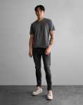 Icon V-neck Grey T-Shirt - XXL Grey