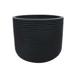 Lagoon Round Japi Planter In Lead - 3 Sizes - Large