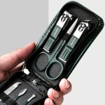 6 Pcs Luxury St. Patrick's Day Nail Care Set - Includes Manicure And Pedicure Tools Clippers And Files - Perfect For Personal Ca