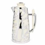Arabic Flask Cream & Silver