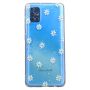 White Daisies Print Phone Case For Samsung A51 - Transparent