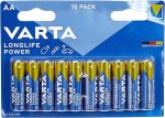 Varta Longlife Power Aa 10PK High Energy Battery
