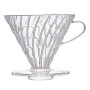 Hario V60 Pour-over Coffee Dripper - 03 1-6 Cup - Plastic Only / Clear Plastic