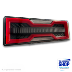 Toyota Landcruiser 70 Series LED Tail Lights Smoked Or Clear 2007- Includes 2024