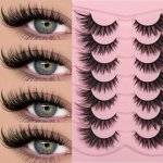Luxurious 3D Plush False Eyelashes - Thick Fluffy & Lightweight For Beginners Reusable Self-adhesive Lashes In Various Styles C