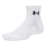 Under Armour Under Amour Performance Cotton 3 Pack Quarter Socks In White - White XL