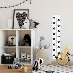 Monochrome Height Chart Wall Sticker