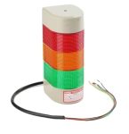 1PCS Wall Mounted Stack Light 1 2 3 4 5 Layer Industrial Signal Tower Lamp 12V 24V Steady Flashing Alarm Caution Light 3LAYER No
