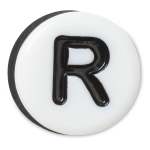 Tiny Friendship Letter R Jibbitz - Multi Osfa