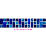 Fibreglass Pool Mosaic Blue Storm Premium
