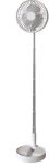 Zs - Rechargeable Portable Telescopic Hydrating Retractable Floor desk Fan - Black
