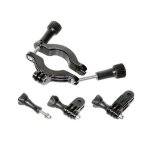 GoPro Roll Bar Mount 3-WAY Adjustable Arm Black