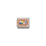 Composable Classic Link Pav Rainbow Stones