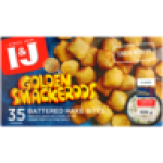 Frozen Golden Smackeroos Classic Battered Hake Bites 35 Pack 500G