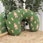 Feeding Pillow Cover Woodlands Green
