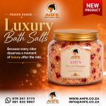 Luxury Bath Salts – Glass Bottle