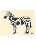 Montessori Wooden Zebra Puzzle