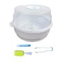 Gogooda Baby Bottle Sterilizer Box With Sponge Brush-white