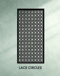 Lace Circles Laser Cut Decorative Panel