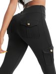 Women's High Waist Stretch Yoga Leggings With Multiple Pockets Fashion Design Ideal For Fitness & Outdoor Activities Sporty Styl