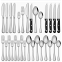 24 Piece Stainless Steel Dining Cutlery Set Knives Forks Spoons All-in-one