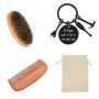 Gift For Papa - Beard Brush Beard Comb & Key Ring