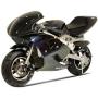 50CC 2 Stroke Air Cooled 3HP Pocketbike - Black Cag Model Ages 4-13 Years +