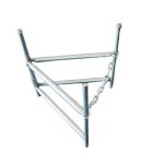Mini Multilevel Telescopic Grid Rib Potjie Stand - Stainless Steel
