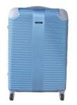 Smte 1 Piece Hard Outer Shell Luggage 27 Light Blue With Keychain
