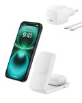 Belkin Ultracharge 2-IN-1 Wireless Charger 25W QI2.2 Certified Magsafe Compatible Charger Charging Station For Iphone 17 Air Air