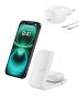 Belkin Ultracharge 2-IN-1 Wireless Charger 25W QI2.2 Certified Magsafe Compatible Charger Charging Station For Iphone 17 Air Airpods Pixelsnap Magnetic Stand With Usb-c Port