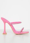 Aura Square Toe Heel - Pink