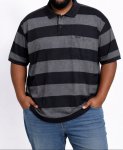 Mens Eagle Stripe Golfers Blk charc - 10XL Blk chrc