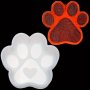 Paw Print With Heart Silicone Freshie Mold Large Dog Paw Car Freshie Molds Dog Paw Silicone Epoxy Resin Mold For DIY Baking Aroma Beads
