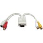 MICROWORLD Vga To 3 Rca+s-video Cable 10CM