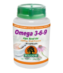 Willow - Omega 3-6-9 Flaxseed Oil 90 Softgels