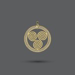 Wheel Of Life Diamond Pendant