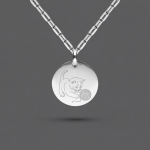 Silver Sketch Necklace